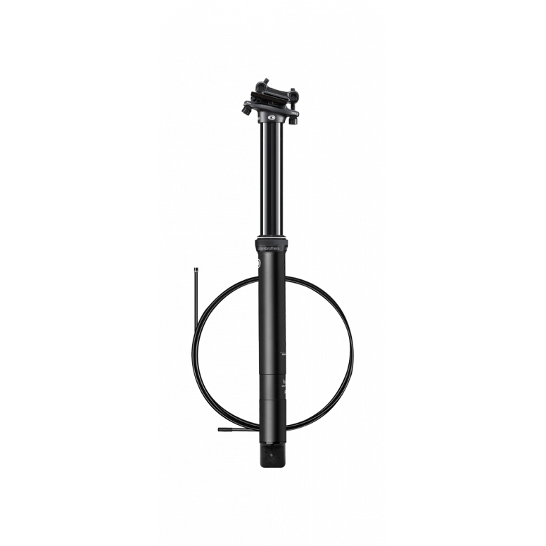 Crankbrothers Highline 7 internal routing dropper post installed on trail mountain bike