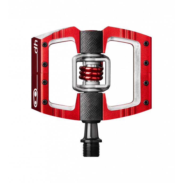 Crankbrothers Mallet DH pedal dual-chamfered edge detail close-up