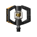 Crankbrothers Mallet E 11 enduro MTB pedals in black and gold colourway
