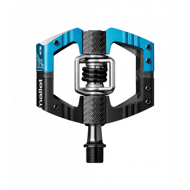 Crankbrothers Mallet E LS pedal side profile showing platform and cleat interface