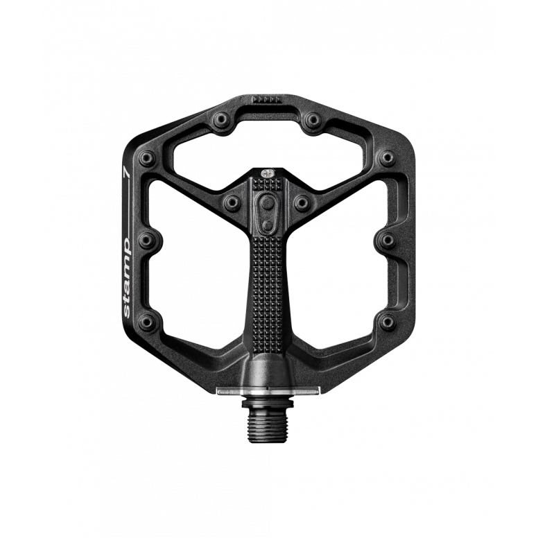 Crankbrothers Stamp 7 large flat pedal for mountain biking EU sizes 43-49 top view