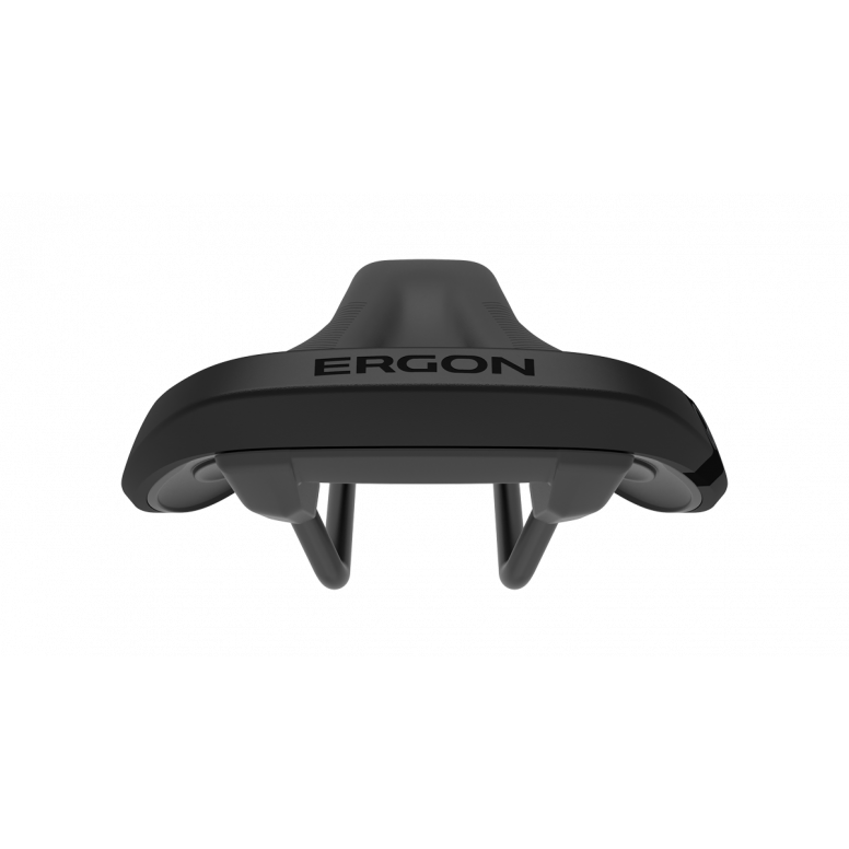 Ergon SM E-Mountain Pro eMTB saddle top-down view showing width and contour
