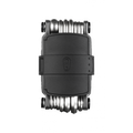 Crankbrothers M20 multi tool showing all 20 functions including tyre plug tool and chain tool
