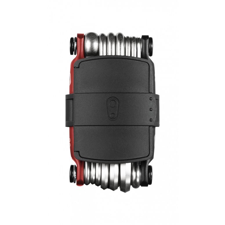 Crankbrothers M20 folded closed showing compact 89mm trail tool design