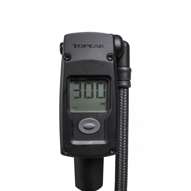 Topeak Pocket Shock Digital MTB suspension pump compact aluminium barrel