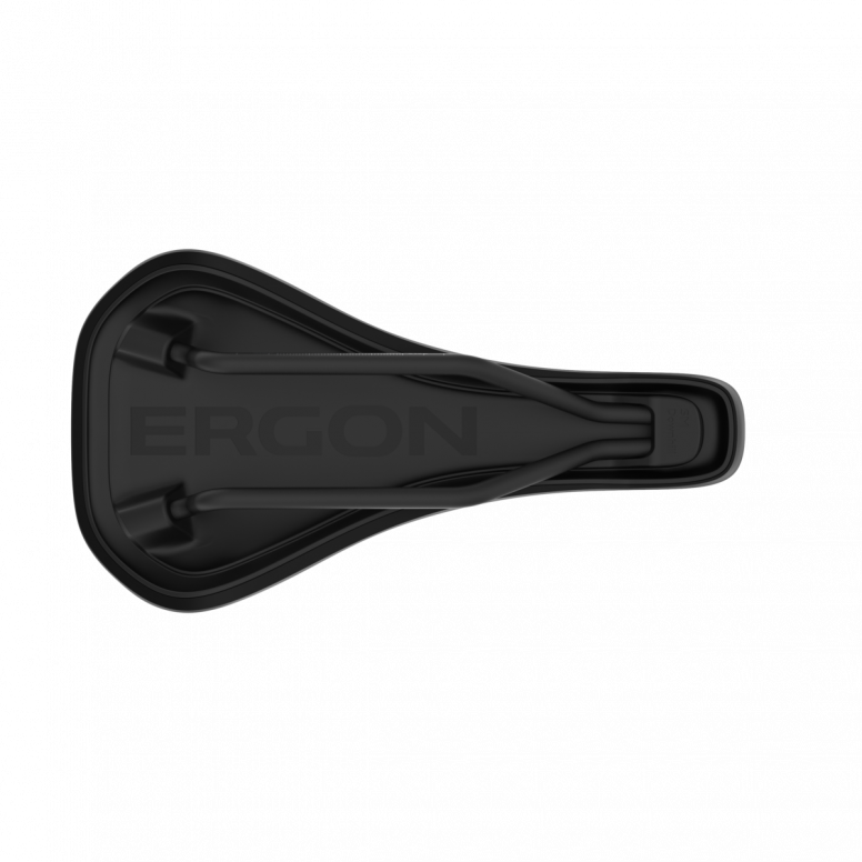 Ergon SM Downhill saddle close-up of 360° edge padding detail