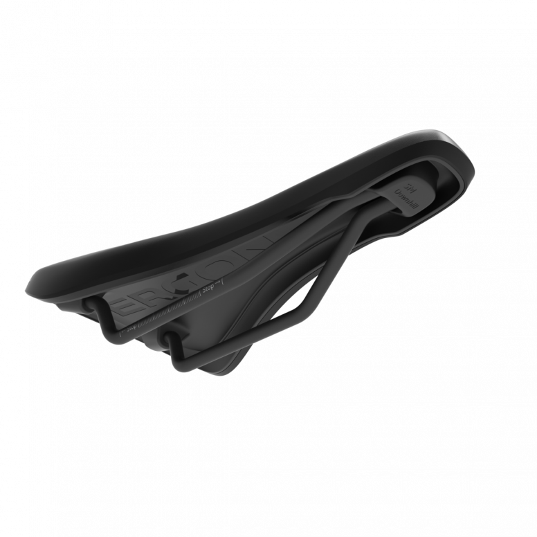 Ergon SM Downhill saddle anti-slip microfiber cover close-up detail
