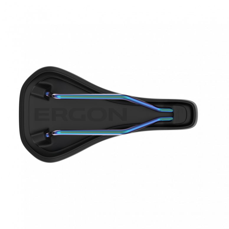 Ergon SM Downhill Comp Team saddle side profile highlighting compact 236x120mm shape