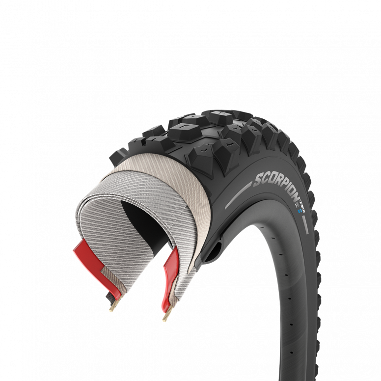 Pirelli Scorpion E-MTB S HyperWALL construction side wall detail