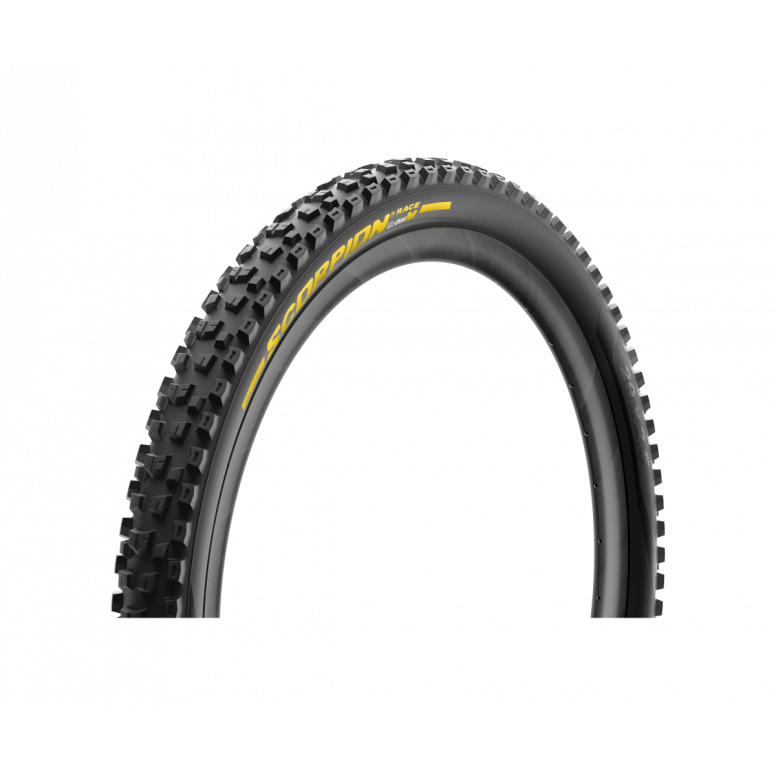 Pirelli Scorpion Race DH M DualWALL+ downhill mountain bike tyre on white background