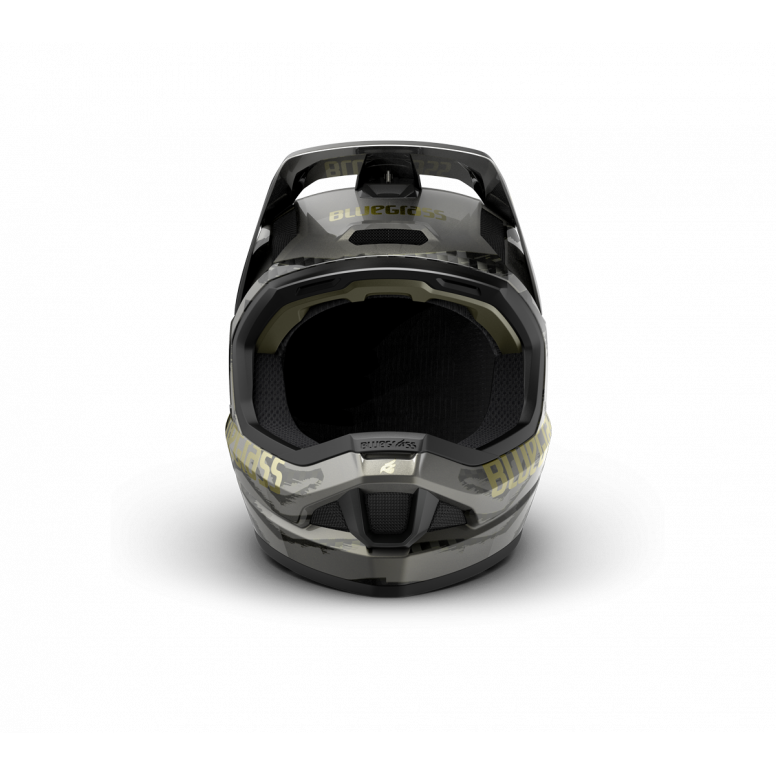 Bluegrass Legit Carbon MIPS helmet interior padding and snap-in liner close-up