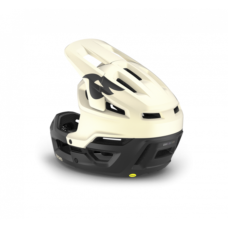Bluegrass Vanguard Core MIPS full-face helmet worn by rider on trail - Essex MTB