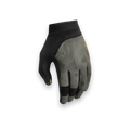 Bluegrass React mountain bike gloves in black showing padded palm and stretch mesh upper