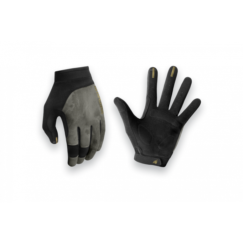 Bluegrass React MTB gloves side profile highlighting slim neoprene cuff design