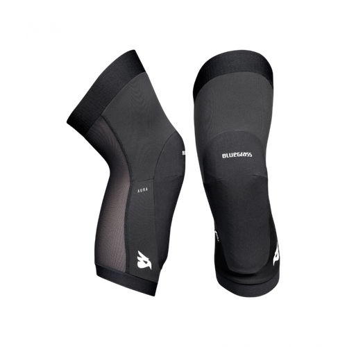 Bluegrass Aura knee pads for MTB trail and eMTB riding with SAS-TEC Level 2 protection