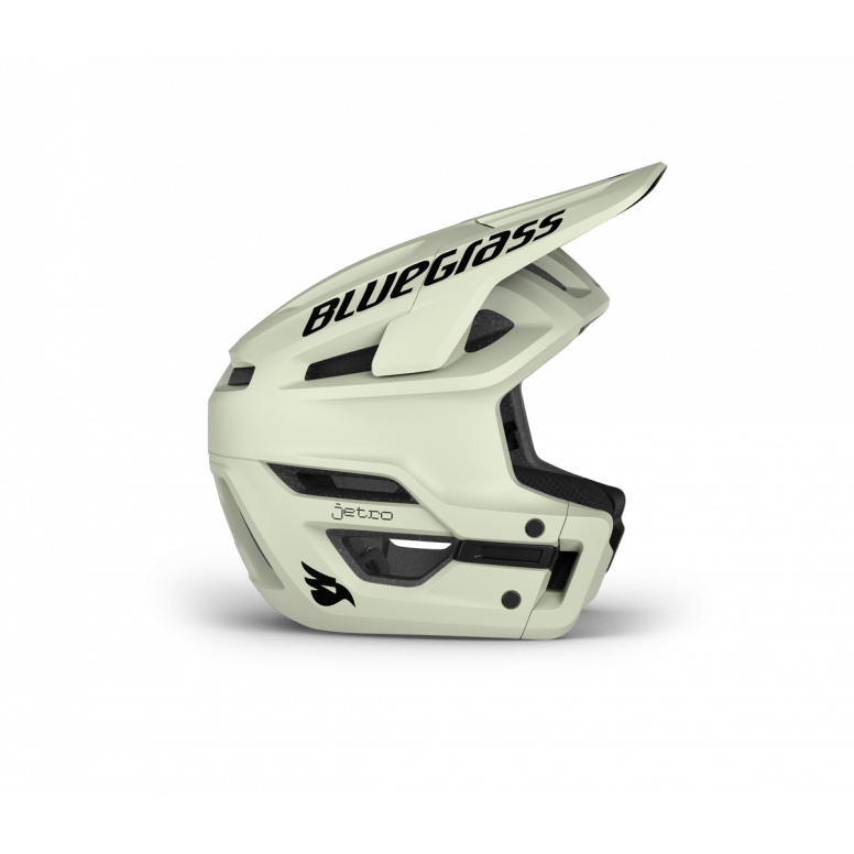 Bluegrass Jetro MIPS helmet side profile showing jaw and head coverage