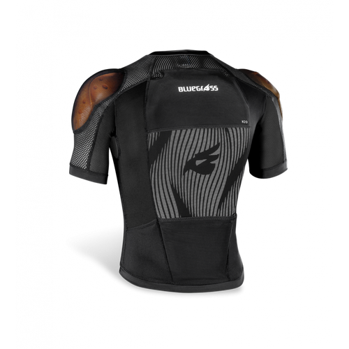 Bluegrass D3O full back protector with shoulder shells - lightweight open mesh