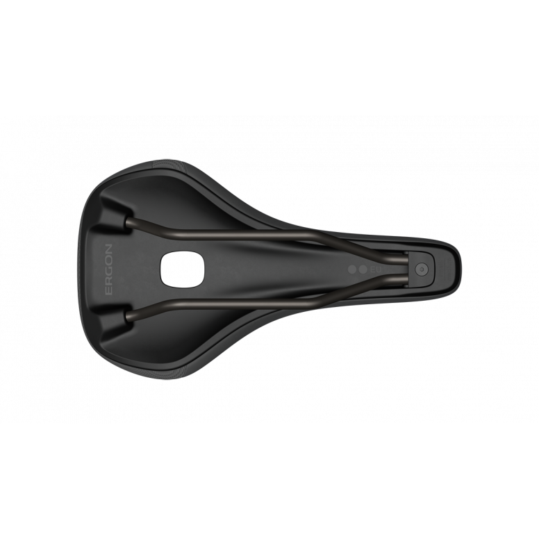 Ergon SMS Sport Men MTB saddle top view showing relief channel