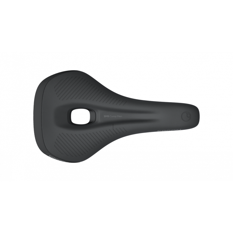 Ergon SMS Comp Men saddle installed on mountain bike seatpost