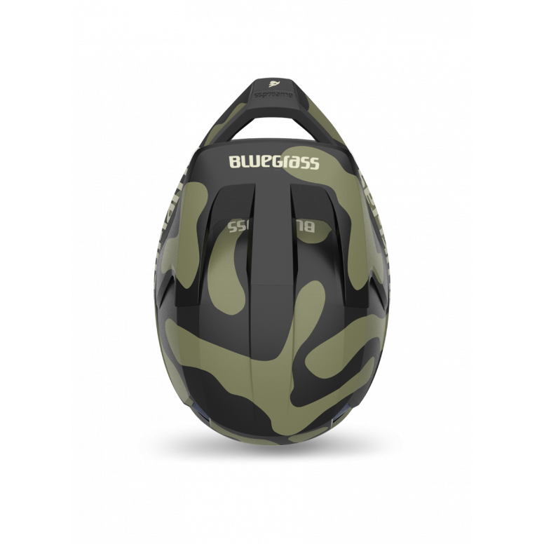 Bluegrass Legit MIPS full-face helmet worn by rider on trail - Torque Collective UK