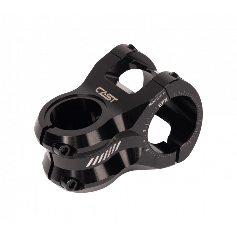 Cast EFX CNC machined 6061-T6 aluminium enduro stem side profile view