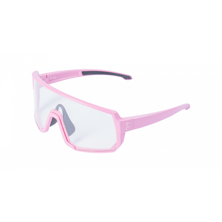 Coast Optics Echo MTB glasses side profile showing ultra-grip rubber nose and temple tips