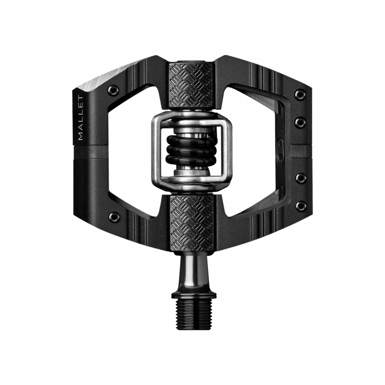 Crankbrothers Mallet E LS enduro MTB pedal in black with 52mm axle