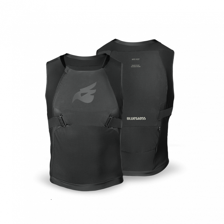 Bluegrass Arto Vest mountain bike chest and back protector in black