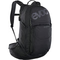 EVOC Explorer Pro 30L mountain bike backpack – front view showing hip wings and harness system