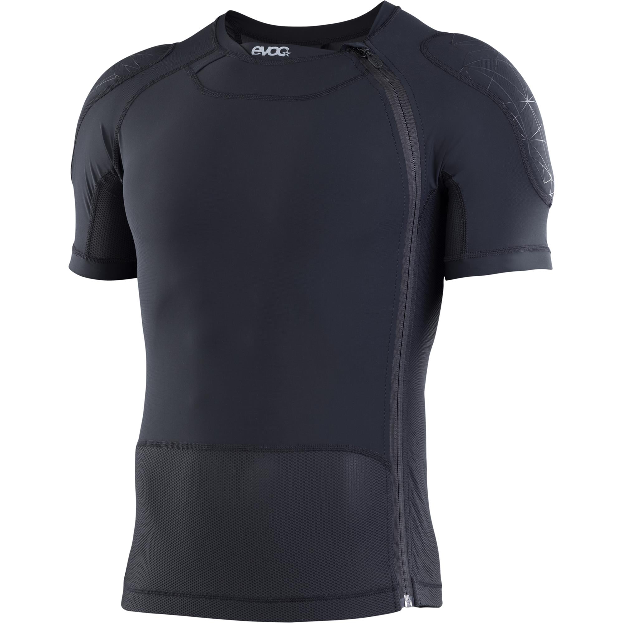 EVOC Protector Zip Shirt 2024: BLACK